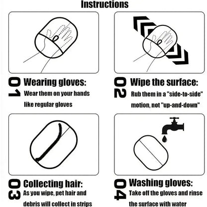 Kilit™ Premium Pet Hair Removal Gloves